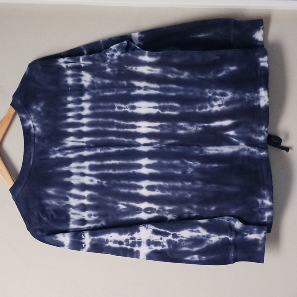 C&C California Tie Dye Blue White Sweatshirt Size L - Picture 10 of 15